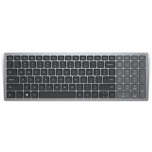 DELL KB740 keyboard RF Wireless + Bluetooth QWERTY UK English Grey Black