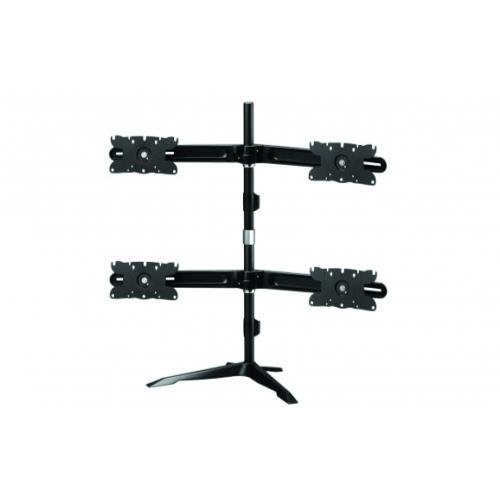 Amer AMR4S32 monitor mount / stand 81.3 cm (32") Freestanding Black