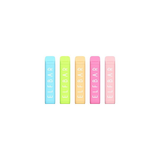 (Raspberry Energy) Elf Bar NC600 Disposable Vape 20mg - 600 Puffs (2ml)