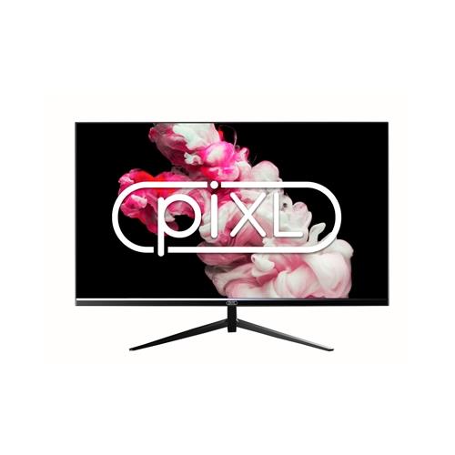 piXL PX27IVH 27 Inch Frameless Monitor Widescreen IPS LED Panel True -to-Life Colours Full HD 1920x1080 5ms Response Time 75Hz Refresh HDMI VGA Black Finish