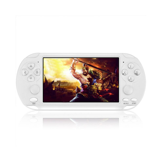 (X9 5.1'' White) Handheld PSP Game Console Player Portable Video Game Consoles Christmas Gift