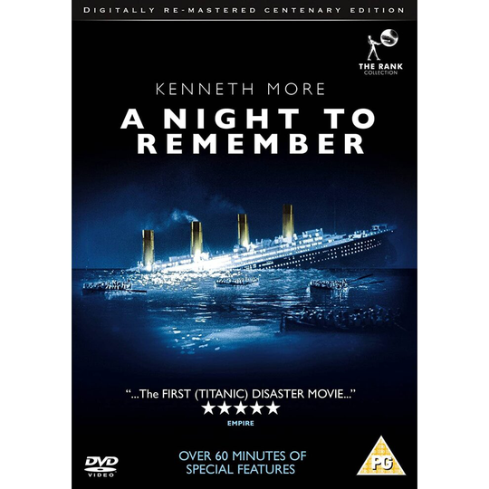 A Night to Remember (Digitally Re-mastered Centenary Edition) [1958] (DVD)