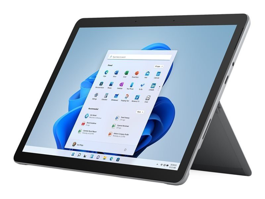 Microsoft Surface Go 3, Intel Core i3 10100Y 1.3GHz, 4GB RAM, 64GB eMMC, 10.5" Touchscreen (1920x1280), Intel UHD, 4G LTE-A, Windows 11 Pro, Plat