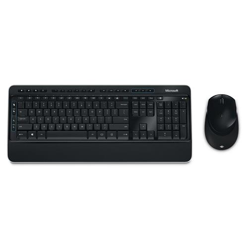 Microsoft Wireless Desktop 2000 keyboard Mouse included RF Wireless Black