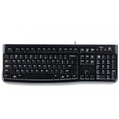 Logitech K120 Corded keyboard USB QWERTY Nordic Black