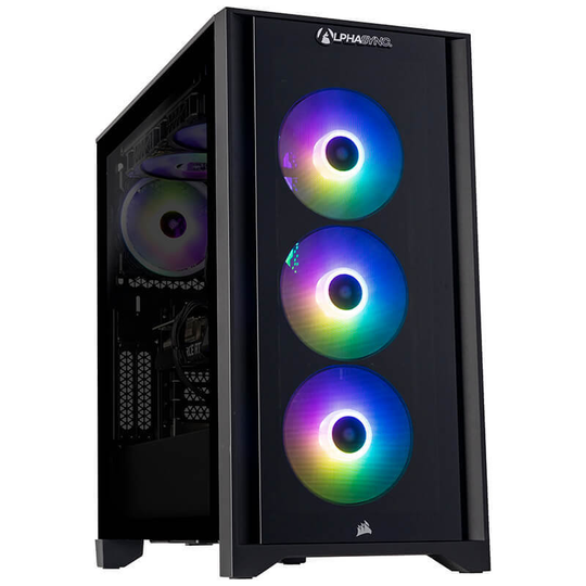AlphaSync iCUE 4000X Intel Core i9 11900KF Gaming Desktop PC 16GB RAM NVIDIA GeForce RTX 3070Ti 500GB SSD 1TB HDD Windows 11 Home