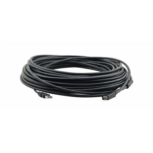 Kramer Electronics CA-UAM/UAF-25 USB cable 7.6 m USB 2.0 USB A Black