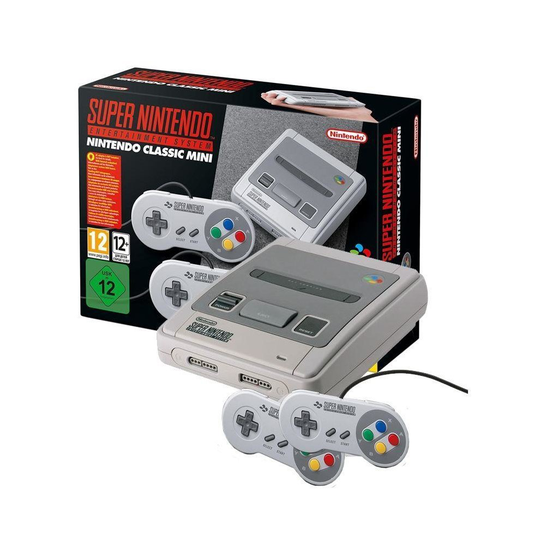 Classic Mini Super Nintendo Entertainment System SNES Console + 20 Games Bundle