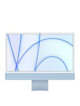 Apple Imac (M1, 2021) 24 Inch With Retina 4.5K Display, 8-Core Cpu, 7-Core Gpu, 256Gb Storage - Blue - Imac Only