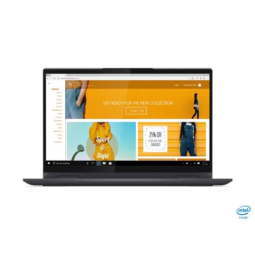 Lenovo Yoga 7i i5-1135G7 Hybrid (2-in-1) 35.6 cm (14") Touchscreen Full HD Intel Core i5 8 GB DDR4-SDRAM 256 GB SSD Wi-Fi 6 (802.11ax) Windows 10 Home Grey