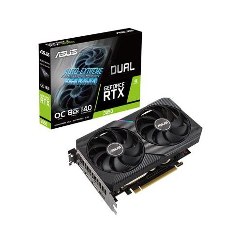 ASUS Dual GeForce RTX 3050 OC Edition 8GB NVIDIA GDDR6