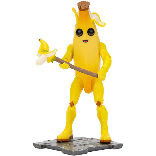 Fortnite FNT0262 Solo Mode 4-inch Core Figure Pack-Peely, Yellow