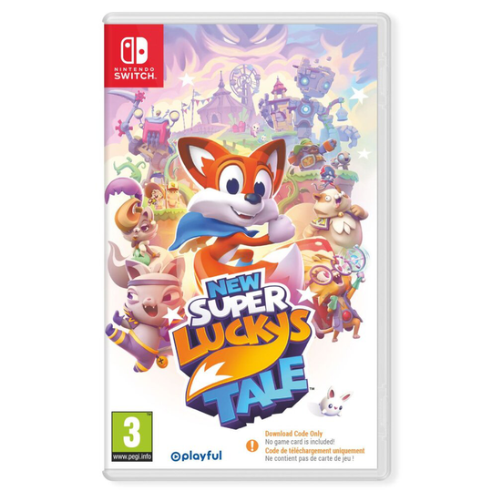 New Super Lucky's Tale Nintendo Switch Game [Code in a Box]