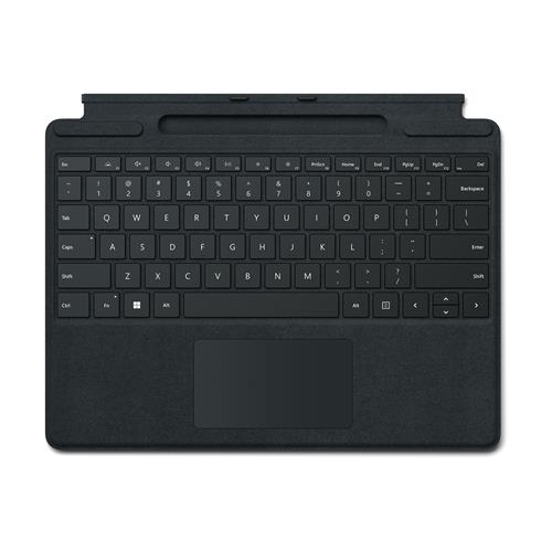 Microsoft Surface Pro Signature Keyboard Black Microsoft Cover port QWERTY Italian