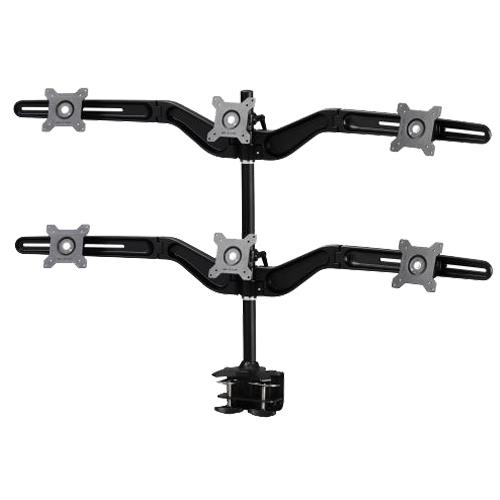 Amer AMR6C flat panel desk mount 61 cm (24") Clamp Black