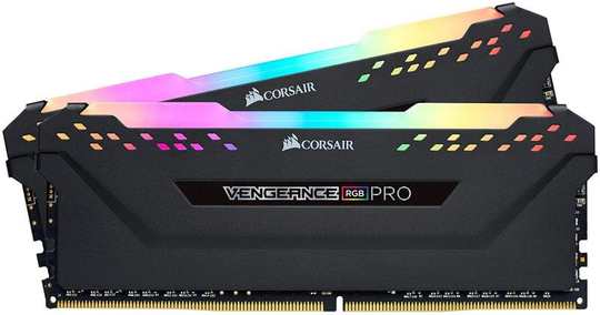 Corsair Vengeance RGB PRO Black 16GB (2x8GB) 3600 MHz DDR4 Dual Channel Memory Kit