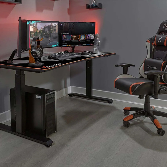 X Rocker Cougar Xl Esports Gaming Desk