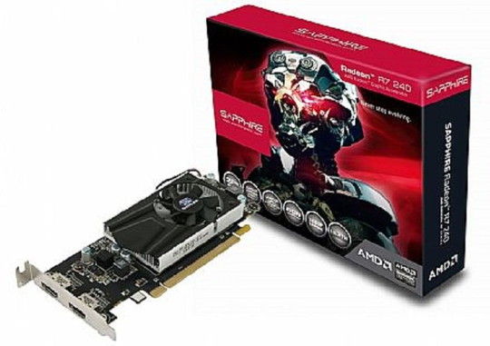 Sapphire Radeon R7 240 4GB DDR3 Graphics Card
