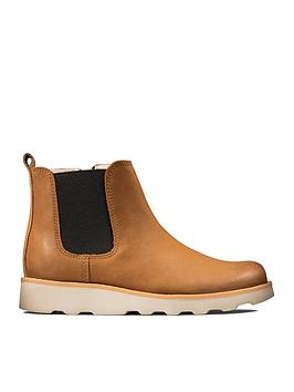 Clarks Kid Crown Halo Chelsea Boot
