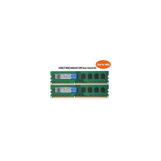(16GB(2x8GB)) RuiChu AMD RAM Desktop RAM DDR3 Memory 1600mHZ AMD Edition Support Dual Channel Memory DDR3 PC3 12800 1.5V 240-Pin Non ECC Only for AMD