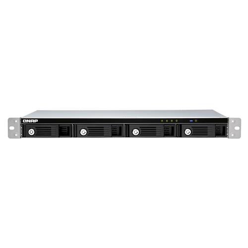 QNAP TR-004U storage drive enclosure HDD/SSD enclosure Black Grey 2.5/3.5"