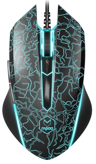 Rapoo V18 Gaming Optical Mouse Black
