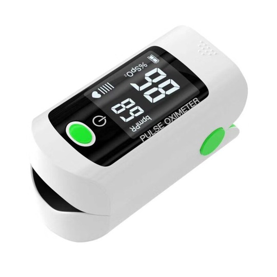 (green) Fingertip pulse SpO2 Oximeter Oxygen Blood PR