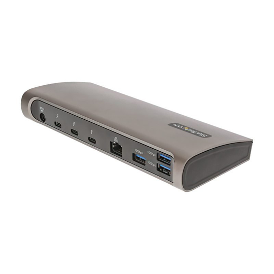 StarTech.com TB4CDOCKUE notebook dock/port replicator Wired Thunderbolt 4 Black, Grey