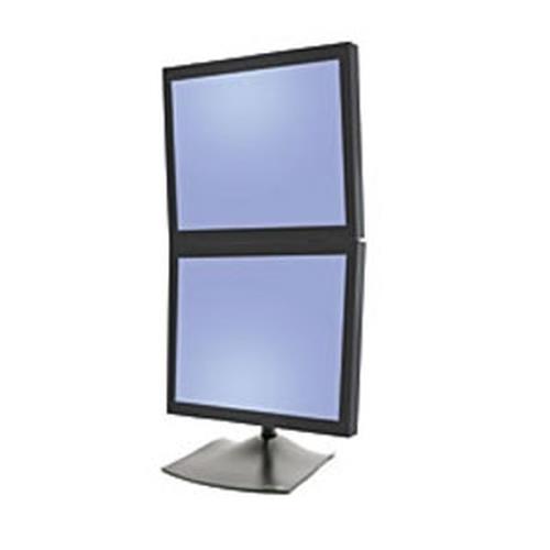 Ergotron DS Series DS100 Dual Monitor Desk Stand Vertical 61 cm (24") Black