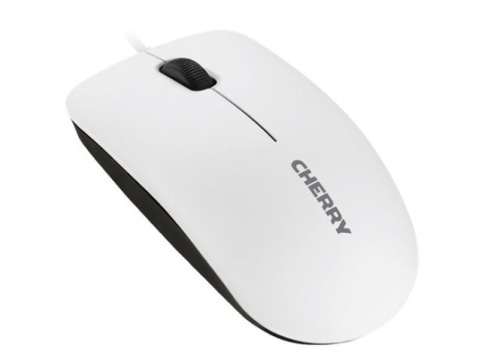 Cherry MC 1000 Wired USB Optical Mouse, White