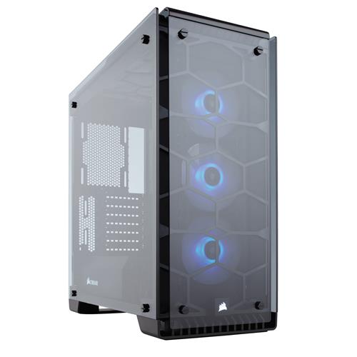 Corsair Crystal 570X Midi Tower Black Transparent