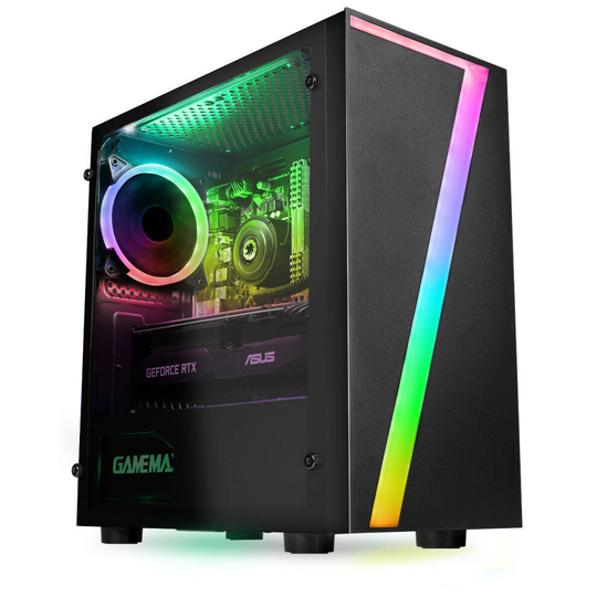 Gaming PC Computer Intel Core i3 8GB RAM 1TB HDD Win10 Pro WiFi