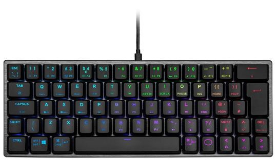 EXDISPLAY Cooler Master SK620 Wired 60% Mechanical Keyboard - Gunmetal Grey
