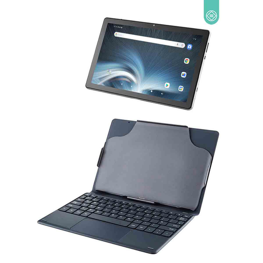 Entity Verso Pro 2IN1 10.1 Inch Android 11 Tablet & Keyboard 4G LTE WIFI Bluetooth Octa-Core 2GB/32GB 5/8MP Camera Metal - Black Tablet / Grey Keyboard