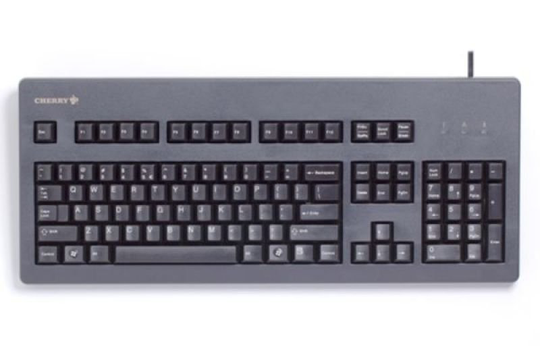 Cherry G80-3000 Wired Professional Keyboard With Gold Crosspoint Contacts (black) UK