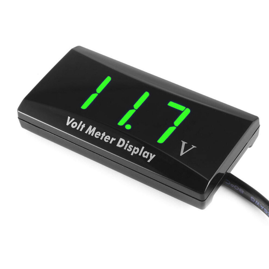 Battery Monitor 12V LED Digital VoltMeter Gauge Voltage Marine Cars