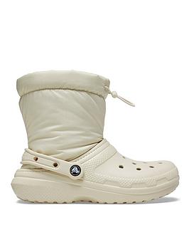 Crocs Lined Neo Puff Boots - Beige
