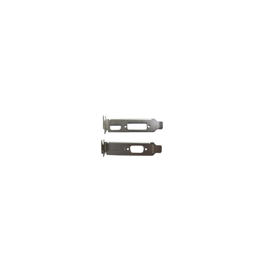 2 X Low Profile Brackets for Graphics Cards Fits Dvi + Hdmi And Vga LPBRACKETSwHD