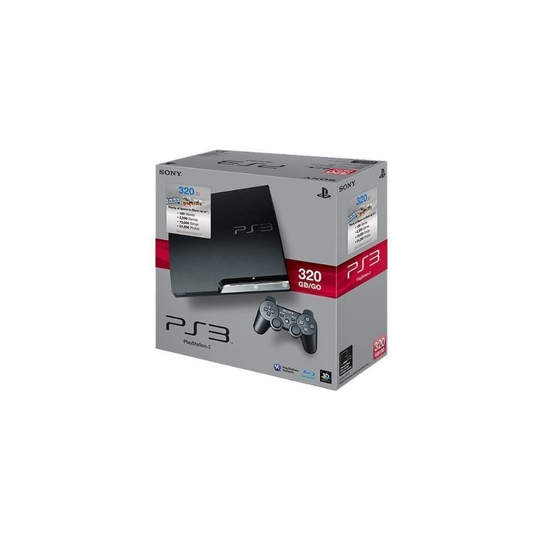 Sony Playstation 3 PS3 Slim Console & Controller - 320GB