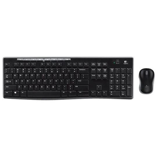 Logitech MK270 Wireless Keyboard & Mouse Combo - Black