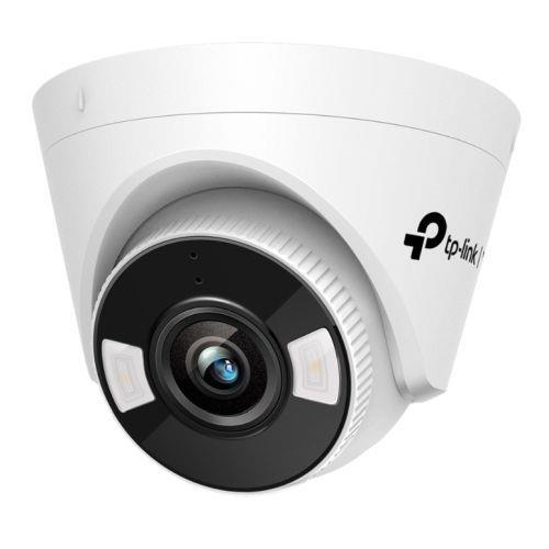 TP-LINK (VIGI C440-W 2.8MM) 4MP Full Colour Turret Network Camera w/ 2.8mm Lens PoE Spotlight LEDs Smart Detection Two-Way Audio H.265+