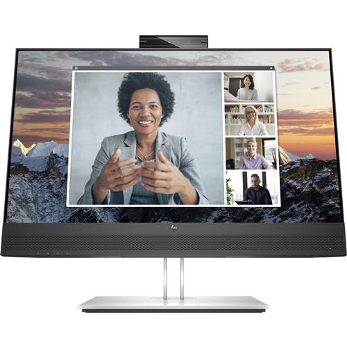 HP E24m G4 60.5 cm (23.8") 1920 x 1080 pixels Full HD LCD Black Silver