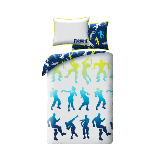 Official Fortnite Battle Royale Shuffle Single Cotton Duvet Cover Set