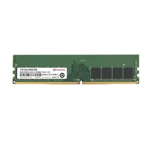 Transcend TS1GLH64V2B3 memory module 8 GB 1 x 8 GB DDR4 3200 MHz
