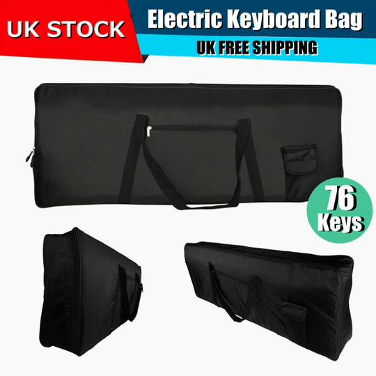 76-key Electronic Keyboard Piano Padded Case Gig Bag Oxford Cloth