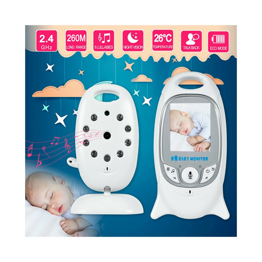 Wireless LCD Baby Monitor Audio Camera 2.4GHz Video Digital Cam IR Night Vision