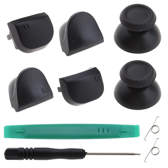 10x PS5 L1 R1 L2 R2 Trigger Shoulder Buttons&Spring&Scewdriver Replacement Kit