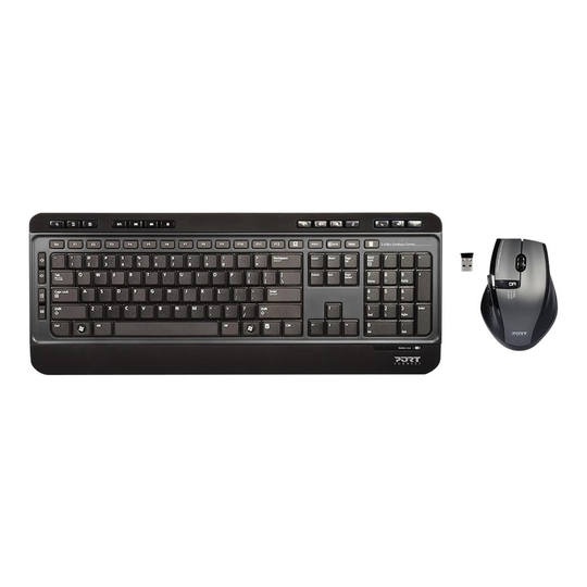 Port Designs Silent Wireless Keyboard + Mouse