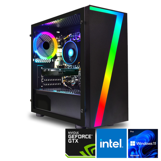 (16GB, 1TB HDD + 120GB SSD) Nitrix Seven i7 2600 GTX 1650 Ultra Fast Gaming PC