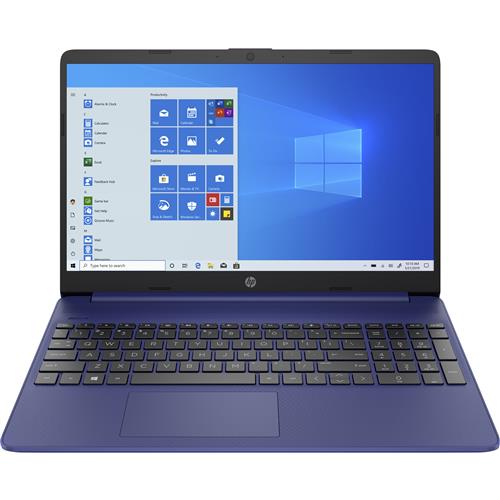 HP 15s-eq1079na 3020E Notebook 39.6 cm (15.6") Full HD AMD 3000 4 GB DDR4-SDRAM 128 GB SSD Wi-Fi 5 (802.11ac) Windows 10 Home S Blue